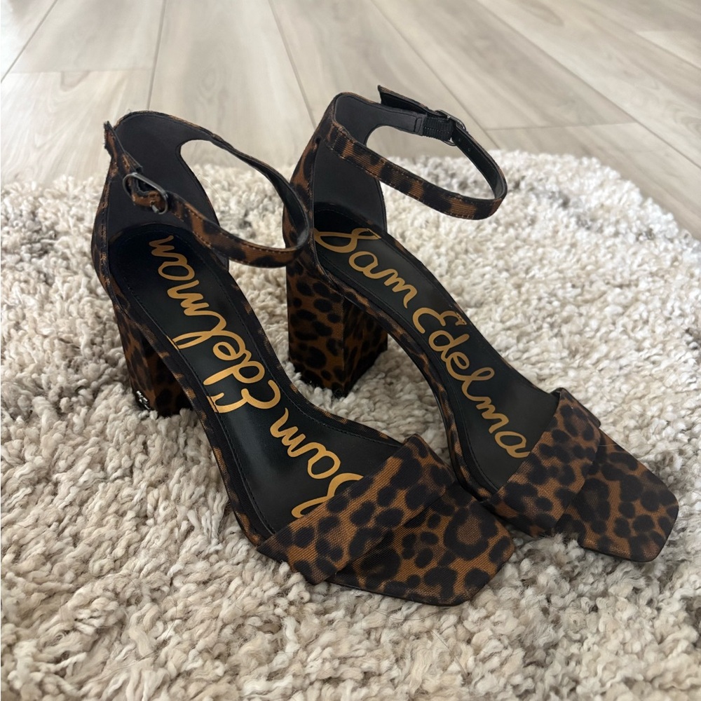 Sam Edelman Leopard Print Women's Heels
